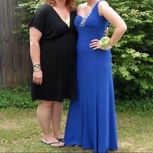 MAKE AN OFFER! Sapphire blue Prom dress